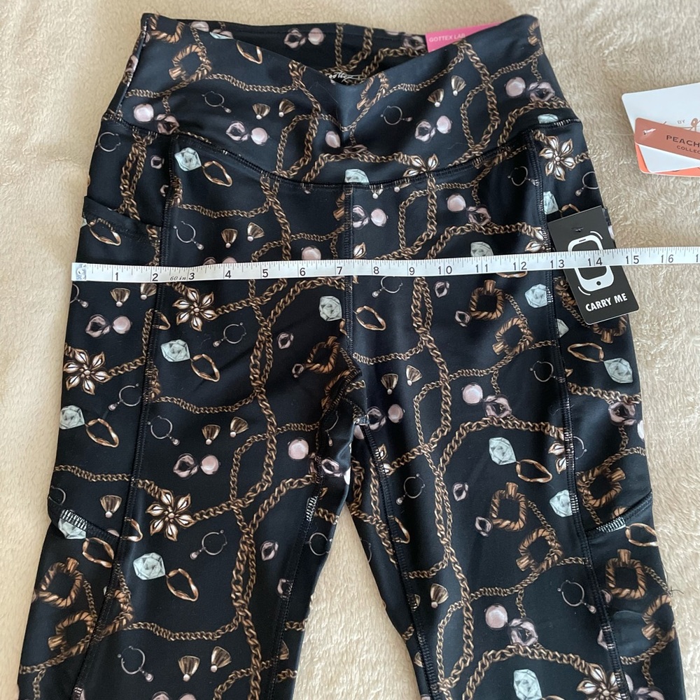 X by Gottex Chain Link Ankle Leggings - Size S - Picture 5 of 11